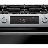 Bosch 100 Series 30" 5.8 Cu. Ft. True Convection Freestanding Gas Air Fry Range (HGF1050MUC) - Stainless