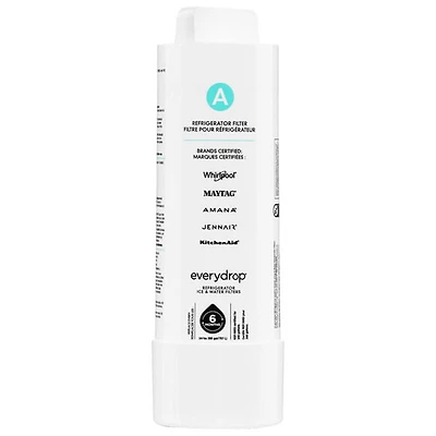 Filtre de réfrigérateur à glace et à eau EveryDrop de Whirlpool (EDRARXD1B)