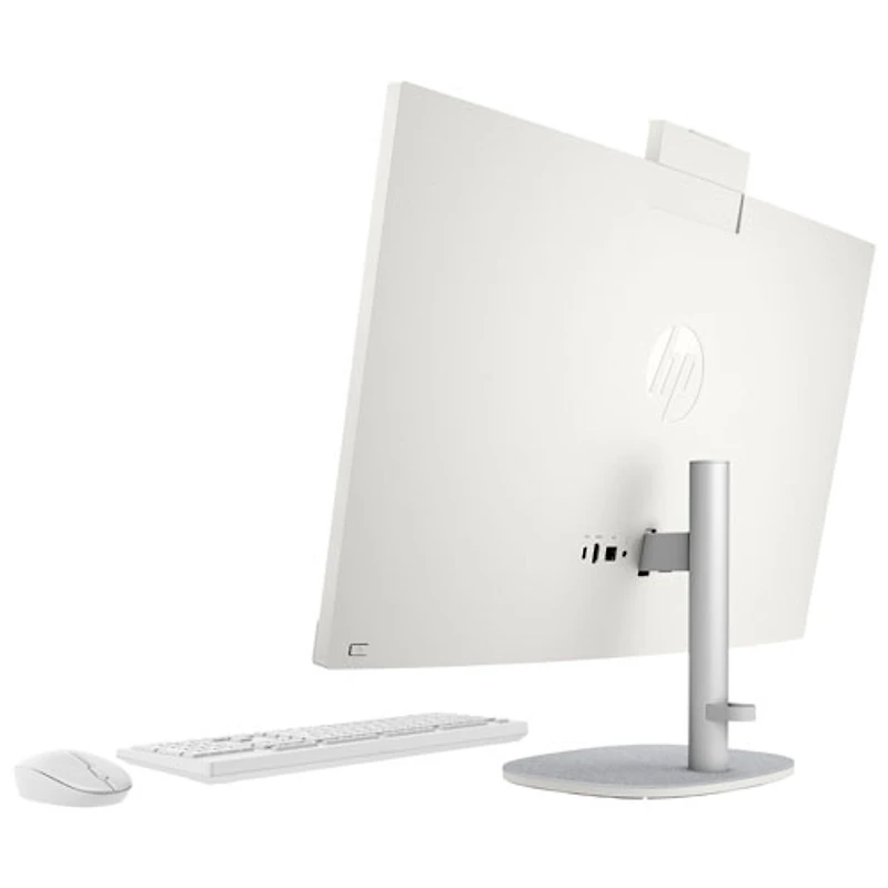 Ordinateur tout-en-un 27 po CoPilot+ PC de HP - Blanc cassé/Gris foncé (Ryzen AI 7 350 d'AMD/Mémoire vive 16 Go/SSD 1 To/Win 11) - Exclusivité de Best Buy