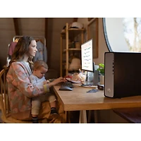 Ordinateur de bureau mince OmniDesk de HP - Noir (Core i3-13100 d'Intel/RAM 8 Go/SSD 512 Go) - Exclusivité Best Buy
