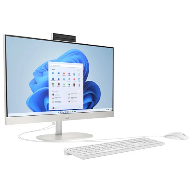HP 24" All-in-One PC - White (Intel Core i5-1334U/8GB RAM/512GB SSD/Windows 11) - Only at Best Buy