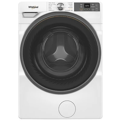Boîte ouverte - Laveuse à vapeur à chargement frontal HE de 5,2 pi³ de Whirlpool (WFW5720RW) - Blanc - Parfait état