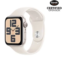 Boîte ouverte - Apple Watch SE (GPS) avec boîtier de 44mm en aluminium Comète et bracelet sport Comète - Petit/Moyen