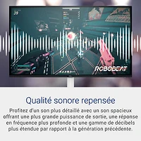 Moniteur IPS DEL HD intégrale 100 Hz 4 ms de 24 po de Dell (S2425H) - Argenté