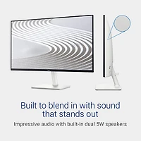 Moniteur IPS DEL HD intégrale 100 Hz 4 ms de 24 po de Dell (S2425H) - Argenté