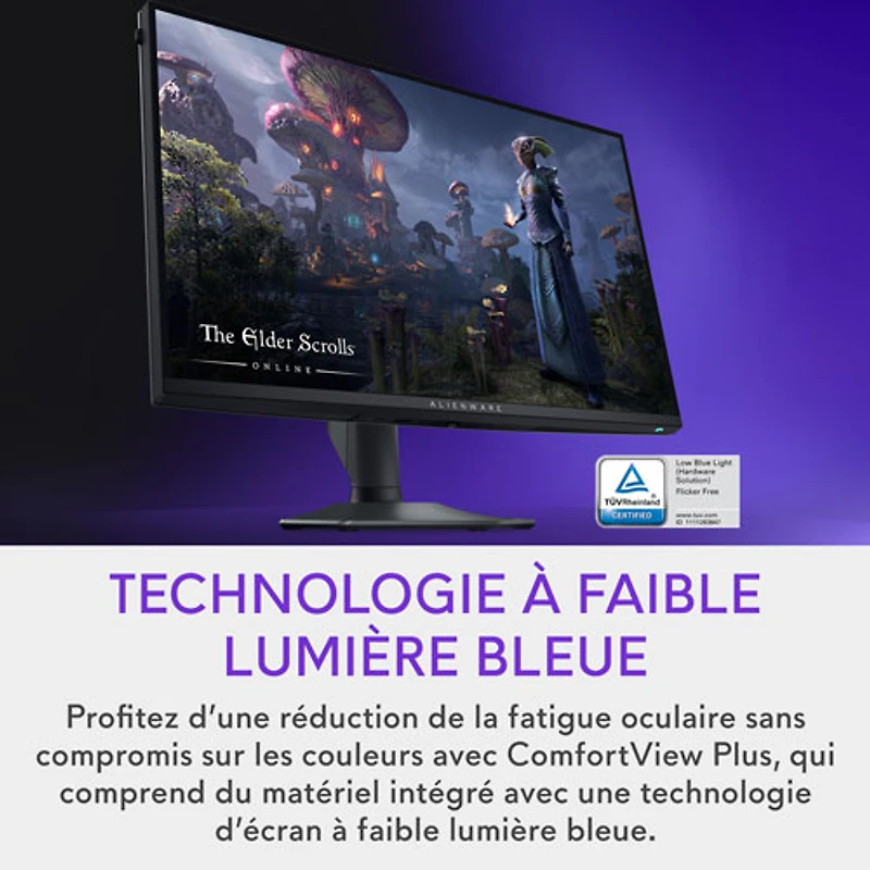 Alienware 27" 4K Ultra HD 180Hz 1ms IPS LED G-Sync Gaming Monitor (AW2725QF) - Black