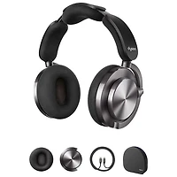 Casque d'écoute Bluetooth à suppression du bruit OnTrac de Dyson - Noir nickel