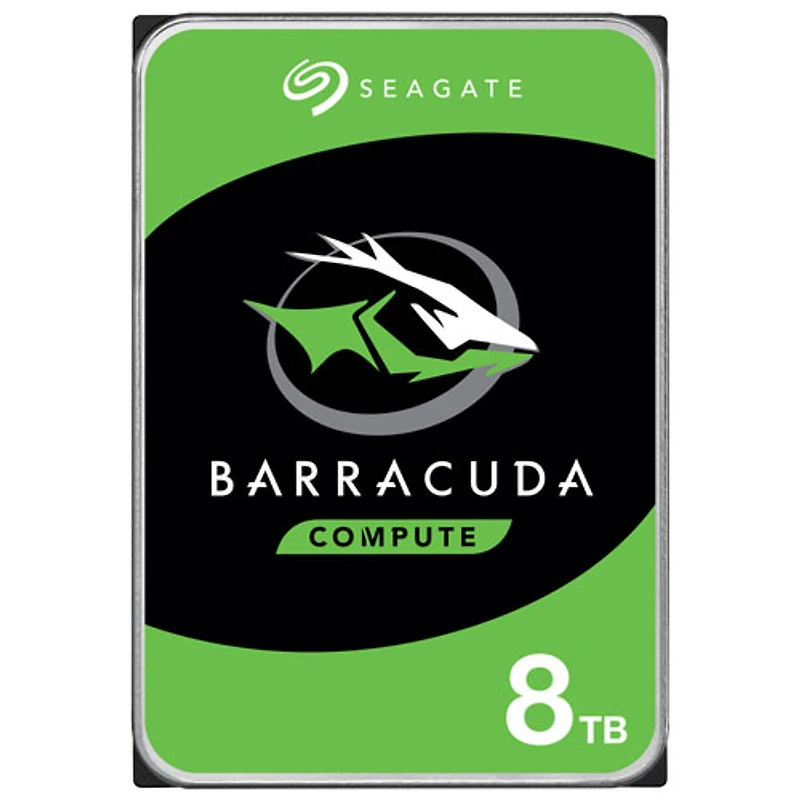Disque dur interne de bureau SATA 3,5 po 8 To 7200 tr/min Barracuda de Seagate (ST8000DMZ04)
