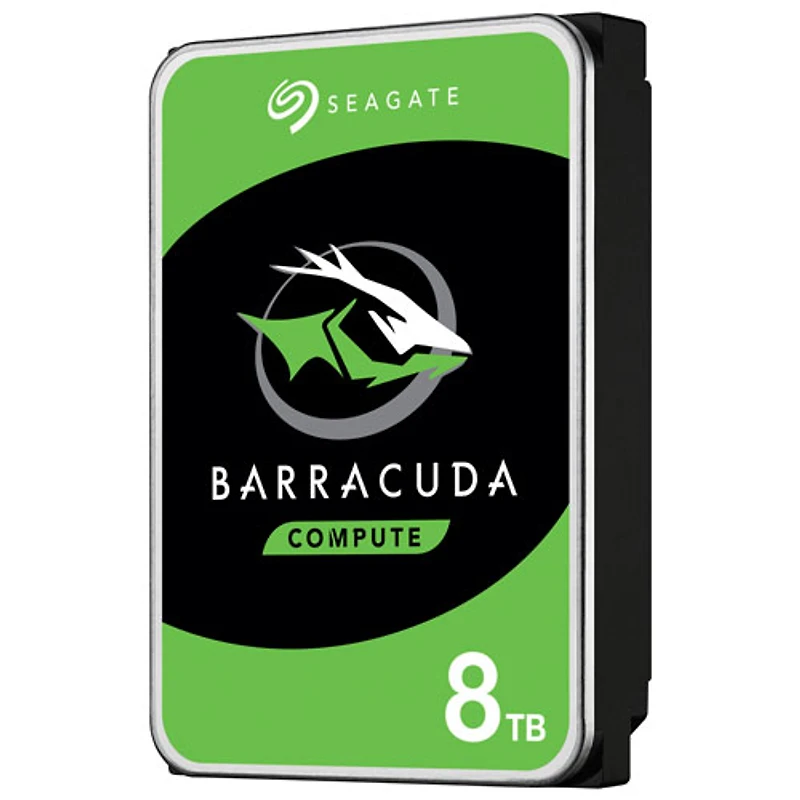 Disque dur interne de bureau SATA 3,5 po 8 To 7200 tr/min Barracuda de Seagate (ST8000DMZ04)