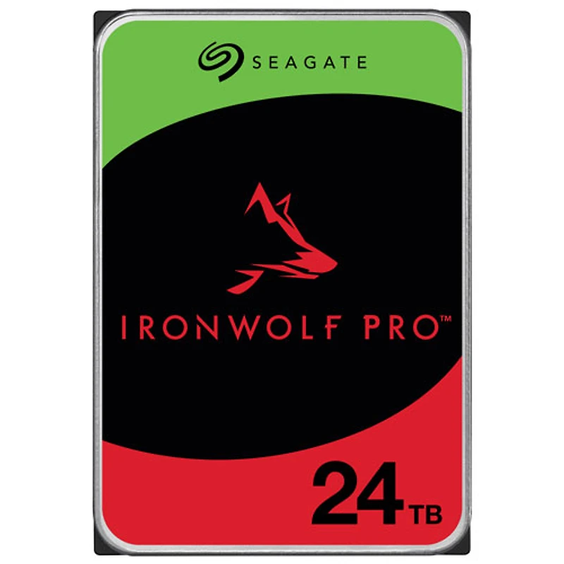 Seagate IronWolf Pro 24TB 3.5" 7200RPM SATA Desktop Internal Hard Drive (ST24000NTZ02)