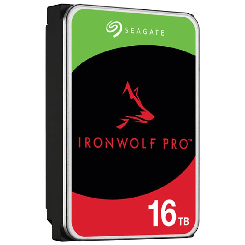 Seagate IronWolf Pro 16TB 3.5" 7200RPM SATA Desktop Internal Hard Drive (ST16000NTZ01)