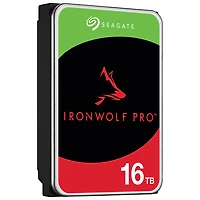 Seagate IronWolf Pro 16TB 3.5" 7200RPM SATA Desktop Internal Hard Drive (ST16000NTZ01)