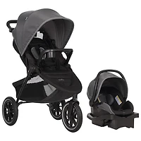 Poussette de jogging Folio3 avec siège d'auto pour bébé LiteMax 35 d'Evenflo - Avenue