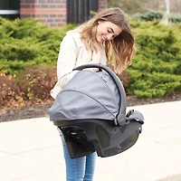 Poussette de jogging Folio3 avec siège d'auto pour bébé LiteMax 35 d'Evenflo - Avenue