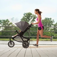 Poussette de jogging Folio3 avec siège d'auto pour bébé LiteMax 35 d'Evenflo - Avenue