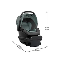 Evenflo Omni Ultra Stroller with Revolve180 LiteMax NXT Rotational Infant Car Seat - Pacific Green