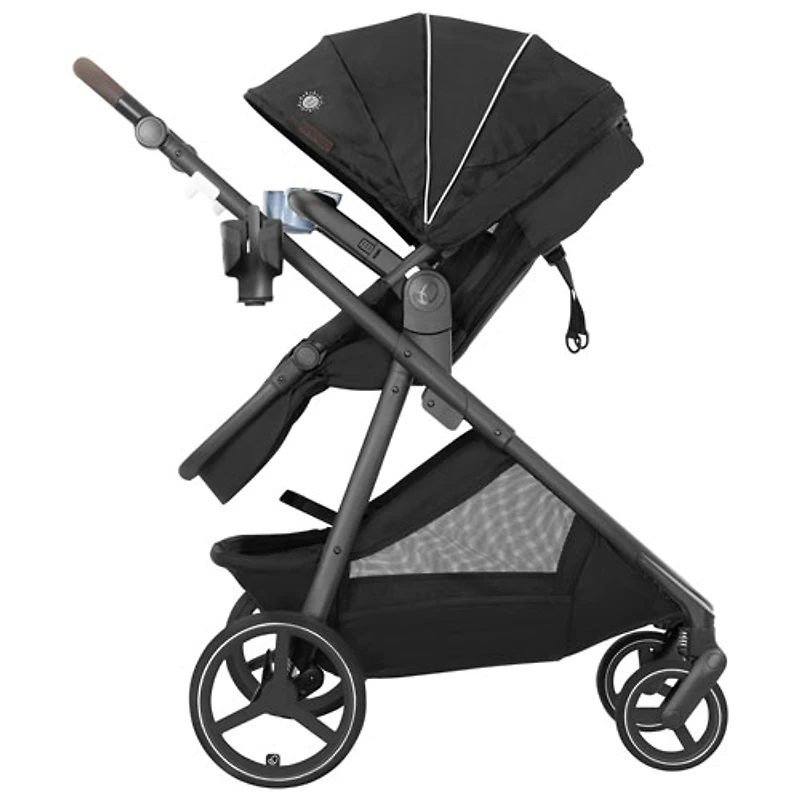 Poussette pleine grandeur Shyft Intuiti+ d'Evenflo - Noir Dubhan