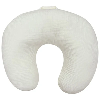 Coussin d'allaitement en mousseline avec housse amovible de Simmons - Lait de coco