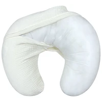 Coussin d'allaitement en mousseline avec housse amovible de Simmons - Lait de coco