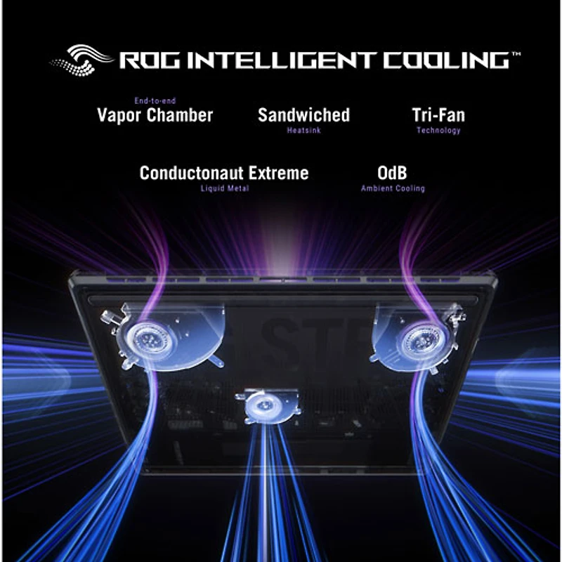 Portable de jeu ROG Strix SCAR de 16 po d'ASUS - Noir (Core Ultra 9-275HX d'Intel/RAM 32 Go/SSD 2 To/RTX 5090)
