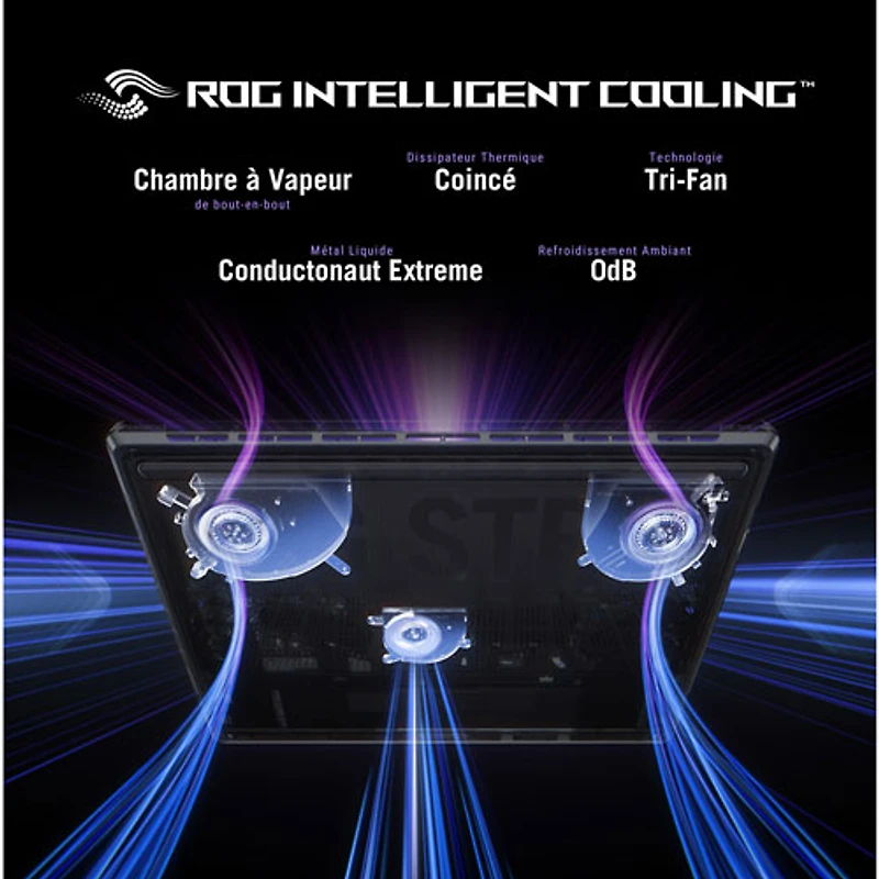 Portable de jeu ROG Strix SCAR de 16 po d'ASUS - Noir (Core Ultra 9-275HX d'Intel/RAM 32 Go/SSD 2 To/RTX 5090)
