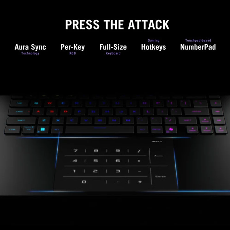 Portable de jeu ROG Strix SCAR de 16 po d'ASUS - Noir (Core Ultra 9-275HX d'Intel/RAM 32 Go/SSD 2 To/RTX 5090)