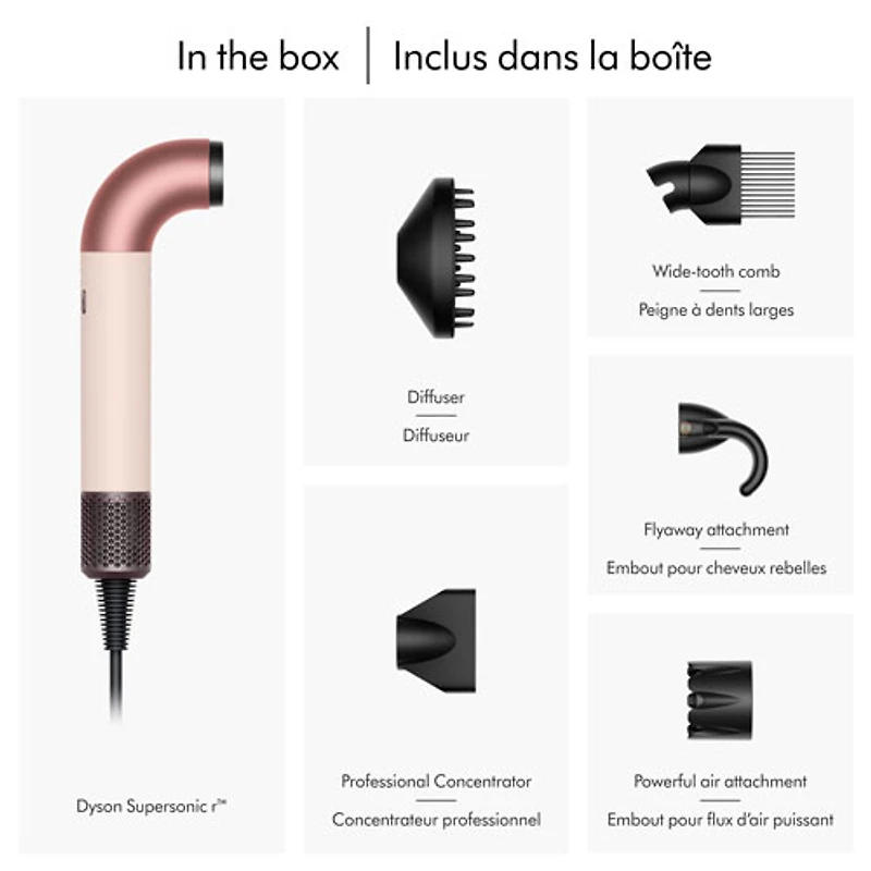 Sèche-cheveux de 1600 W Supersonic r de Dyson - Rose céramique/Rose doré