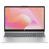 Portable de 15,6 po de HP - Argenté naturel (Core i3-1315U d'Intel/RAM 8 Go/SSD 1 To/Windows 11)