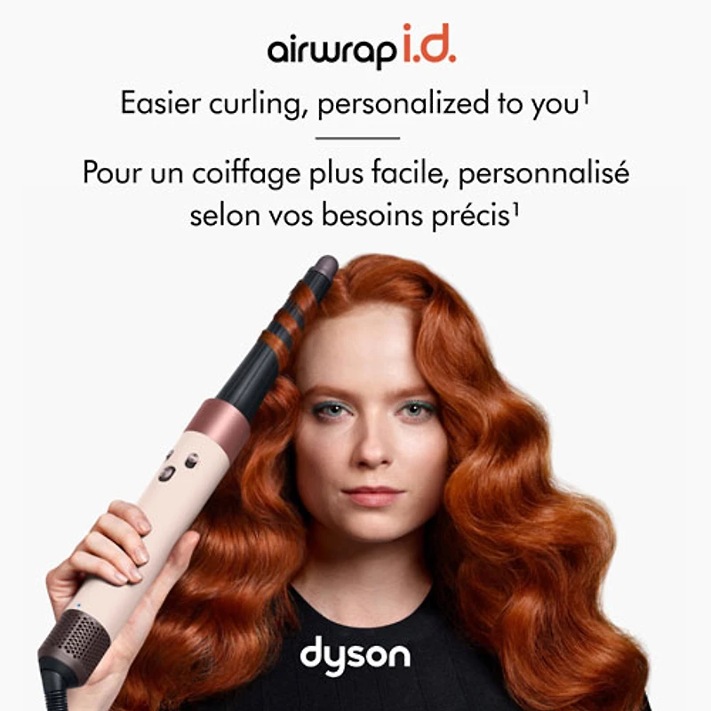 Séchoir coiffant Airwrap i.d Multi-Styler de Dyson - Droits + Ondulés - Rose céramique/Rose doré