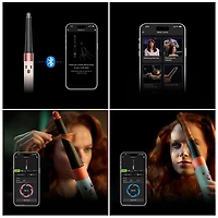Séchoir coiffant Airwrap i.d Multi-Styler de Dyson - Droits + Ondulés - Rose céramique/Rose doré