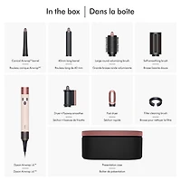 Séchoir coiffant Airwrap i.d Multi-Styler de Dyson - Droits + Ondulés - Rose céramique/Rose doré