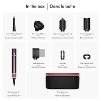 Séchoir coiffant Airwrap i.d. de Dyson - Cheveux bouclés et en spirales - Édition spéciale - Jaspe prune