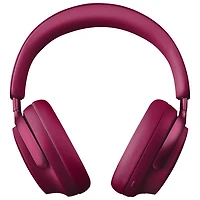 Casque d'écoute Bluetooth à suppression du bruit QuietComfort Ultra de Bose - Rouge Deep Plum