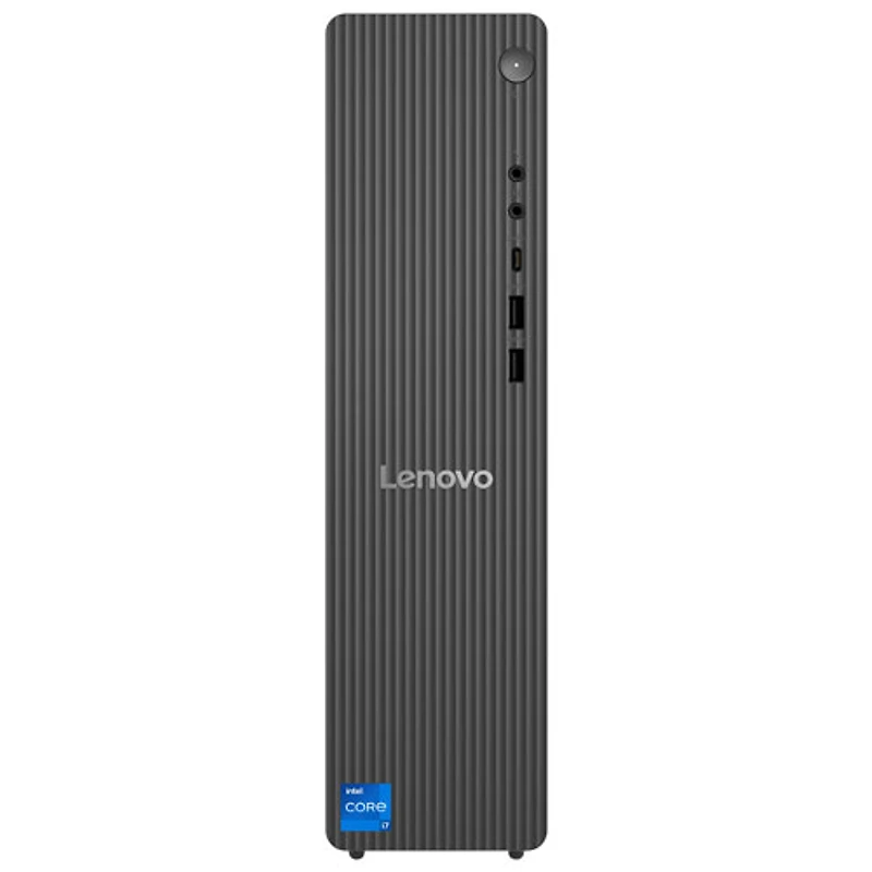 Ordinateur de bureau IdeaCentre Tower de Lenovo - Gris luna (Core i7-14700 d'Intel/RAM 16 Go/SSD 1 To/Windows 11)