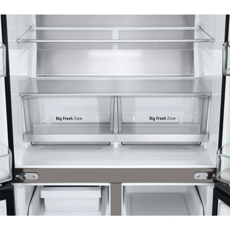 Réfrigérateur à deux portes de 18,6 pi³ de 33 po de LG (LF19C8200S) - Acier inoxydable