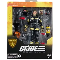 Hasbro G.I. Joe Classified Series Legacy Collection - Search & Rescue Firefighter Action Figure