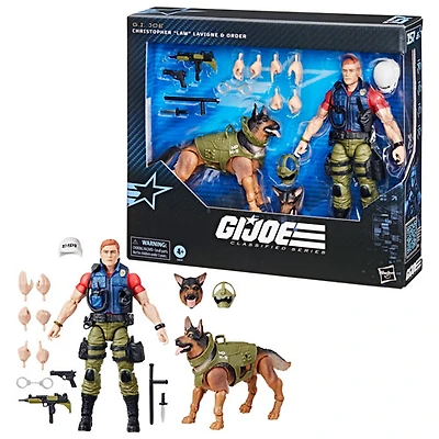 Hasbro G.I. Joe Classified Series - Figurines d'action de Christopher "Law" Lavigne et Order