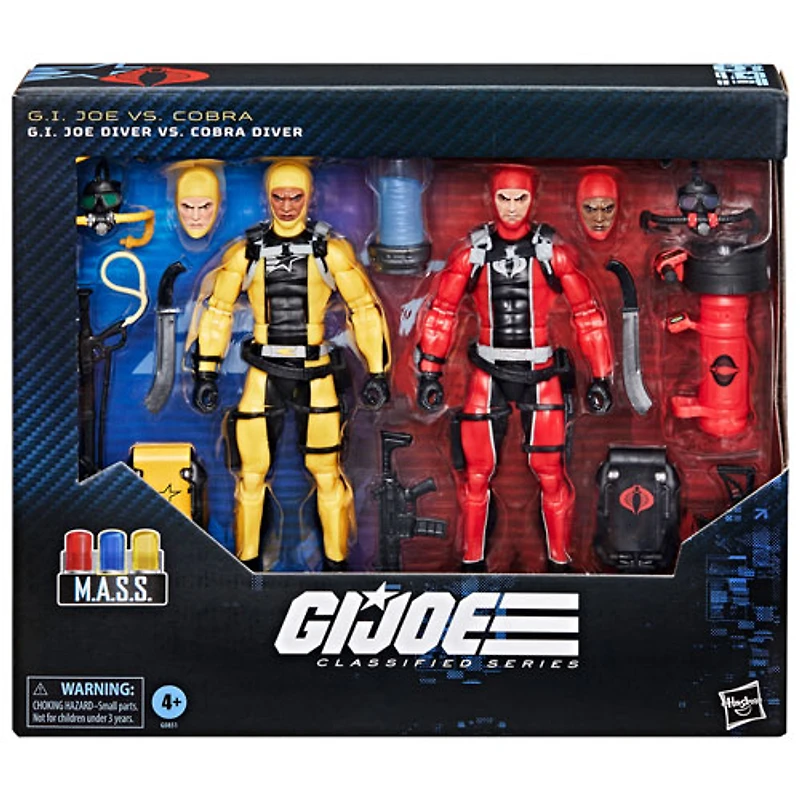 Hasbro G.I. Joe Classified Series - G.I. Joe Diver Vs. Cobra Diver Action Figures