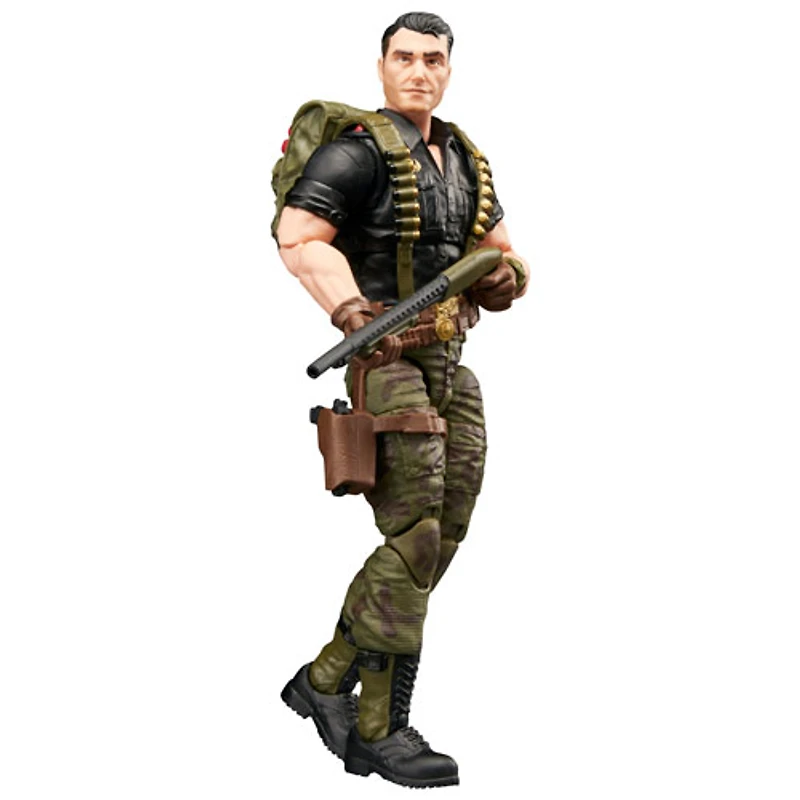 Hasbro G.I. Joe Classified Series - Figurine d'action de Flint dans un emballage-coque rétro