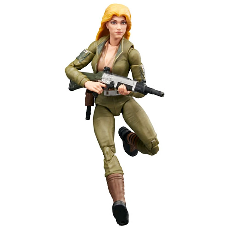 Hasbro G.I. Joe Classified Series - Figurine d'action dans un emballage-coque rétro de Courtney "Cover Girl" Krieger
