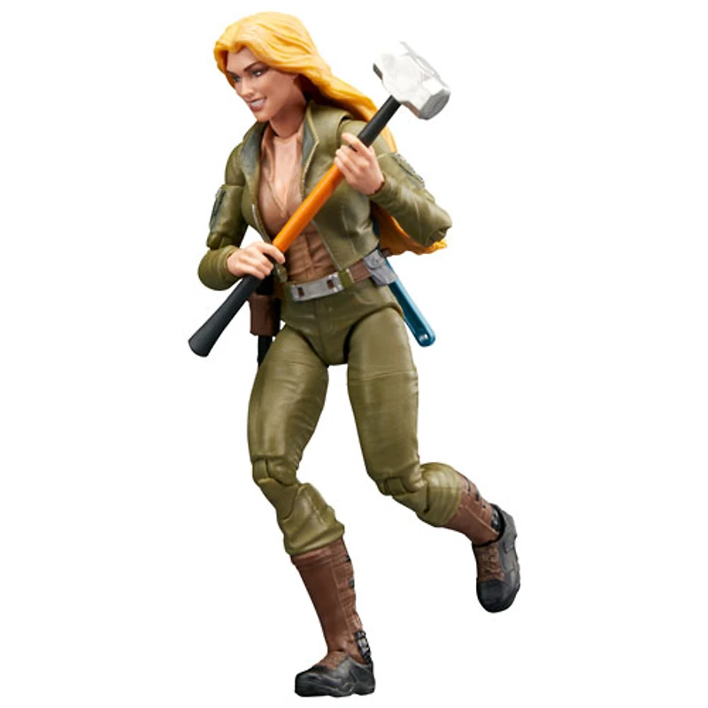 Hasbro G.I. Joe Classified Series - Figurine d'action dans un emballage-coque rétro de Courtney "Cover Girl" Krieger