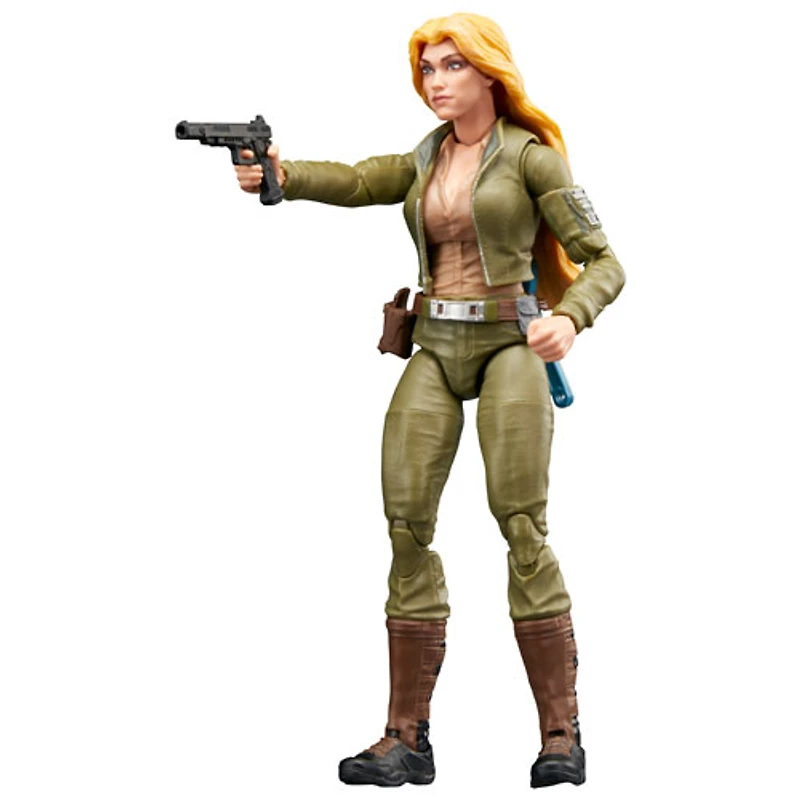 Hasbro G.I. Joe Classified Series - Figurine d'action dans un emballage-coque rétro de Courtney "Cover Girl" Krieger