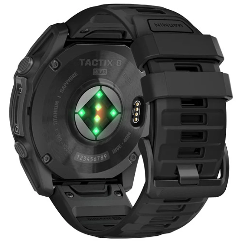 Garmin tactix 8 Solar Elite 51mm Bluetooth Multisport Smartwatch - Black