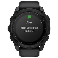 Montre intelligente multisport Bluetooth de 51 mm tactix 8 Solar de Garmin - Noir
