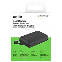 Belkin BoostCharge 10000 mAh USB-C Power Bank - Black