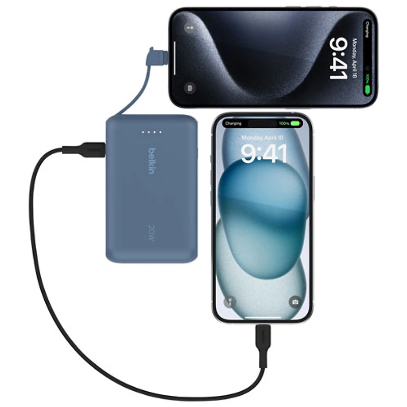 Chargeur portable USB-C de 10 000 mAh BoostCharge de Belkin