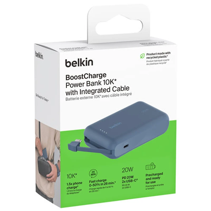 Chargeur portable USB-C de 10 000 mAh BoostCharge de Belkin