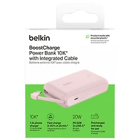 Belkin BoostCharge 10000 mAh USB-C Power Bank - Pink