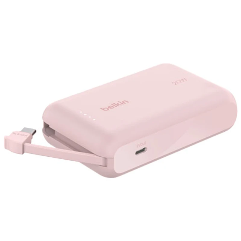 Belkin BoostCharge 10000 mAh USB-C Power Bank - Pink
