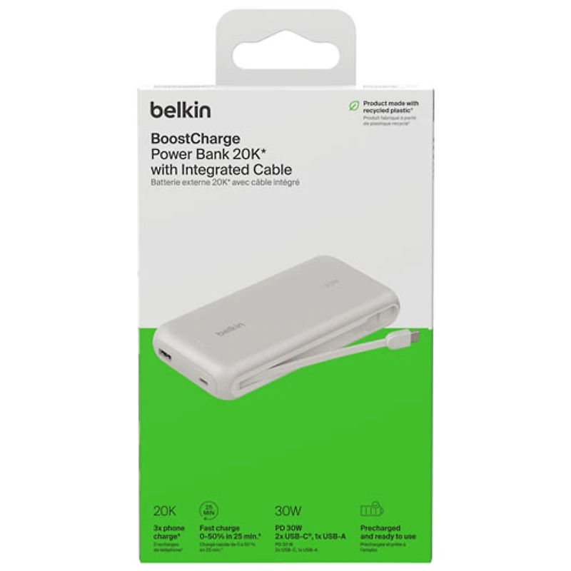 Belkin BoostCharge 20000 mAh USB-C/USB-A Power Bank